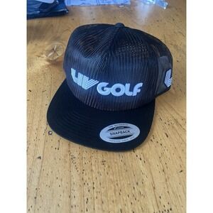 LIV Golf Hat Black - Snapback - New!
